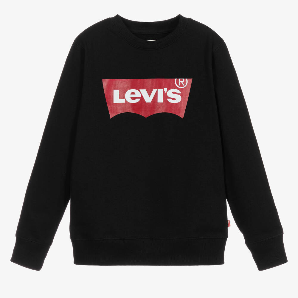 Levi s Batwing Crew Sweatshirt Black 12 Years