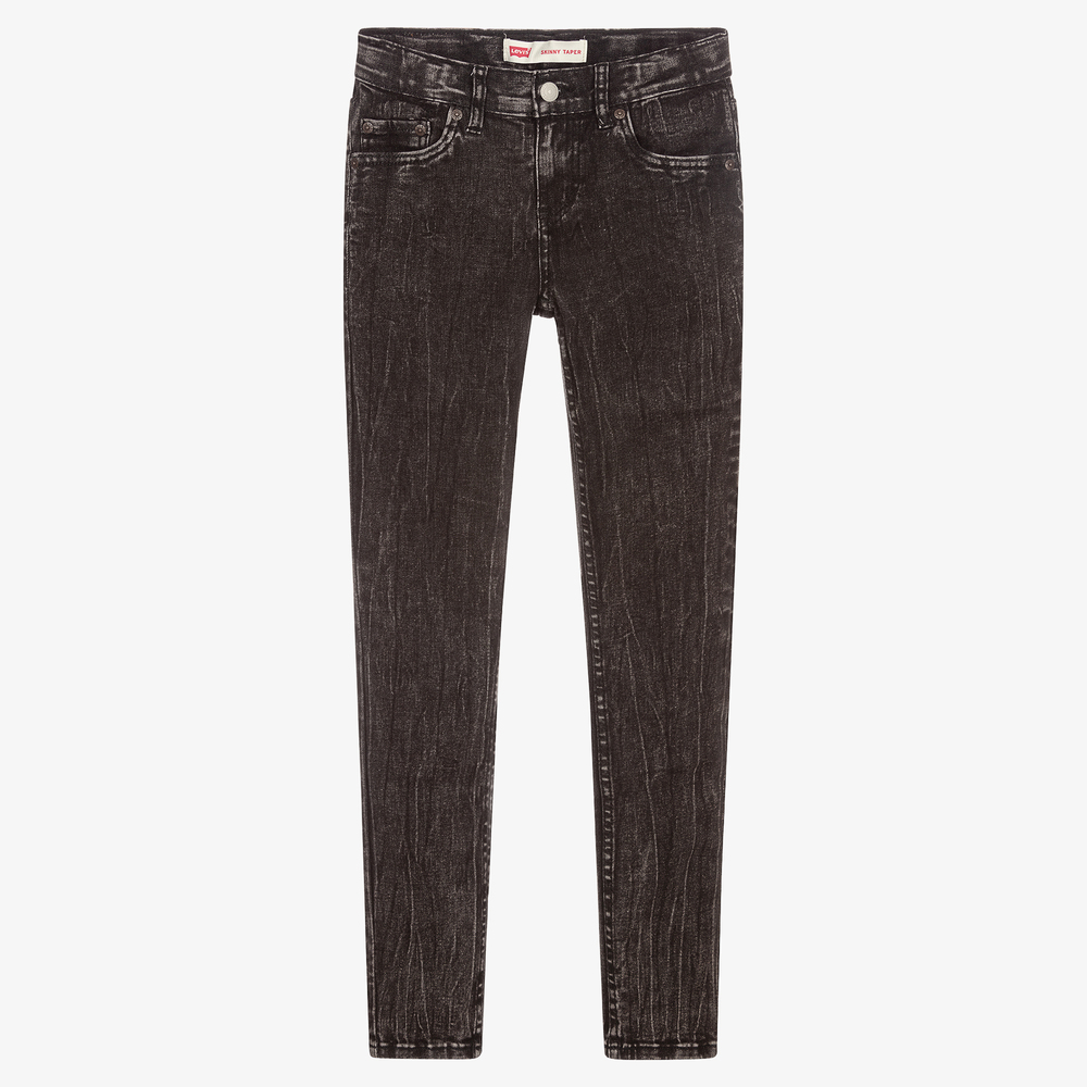 Levis black discount acid wash jeans