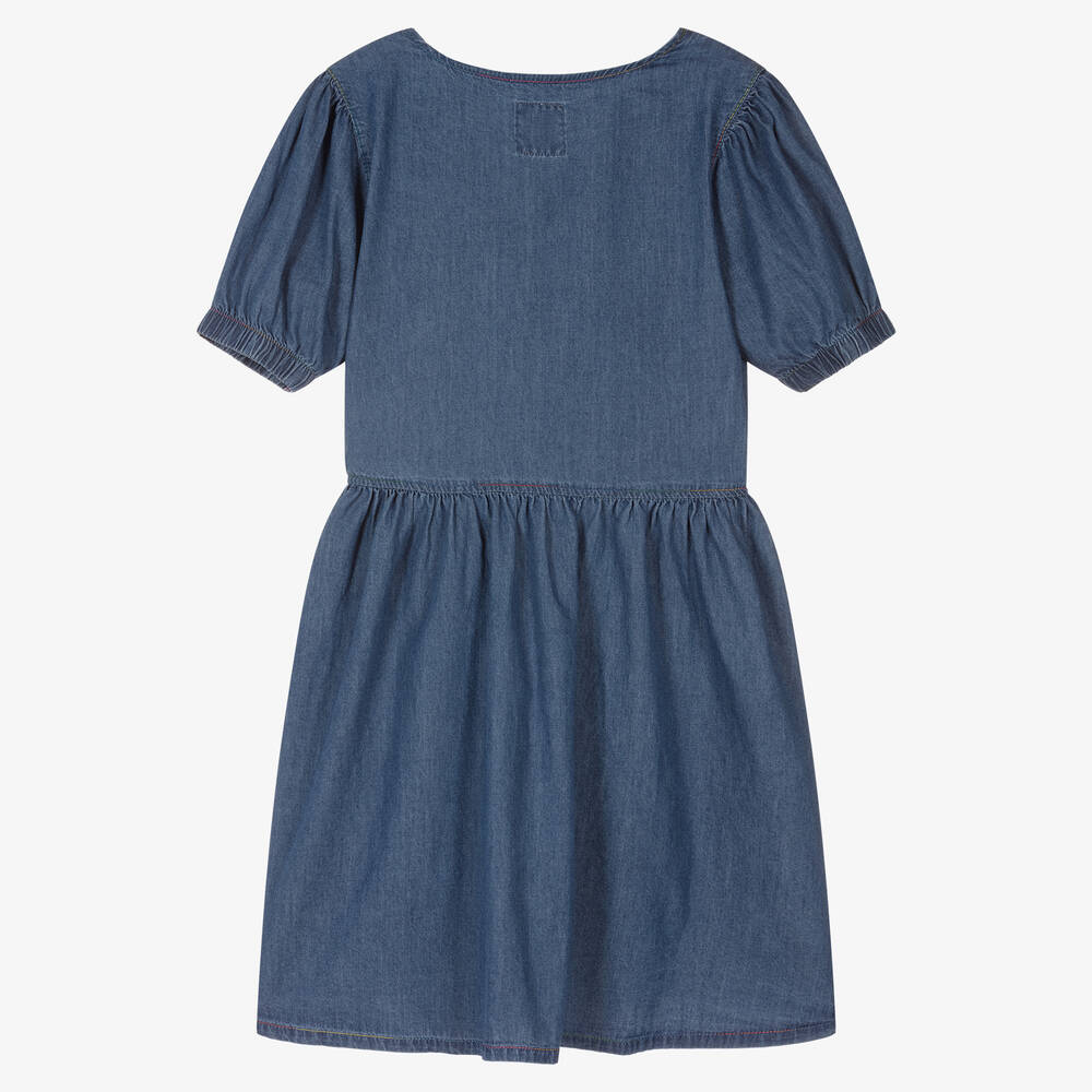 Levi's-Синее платье из шамбре для подростков | Childrensalon Outlet