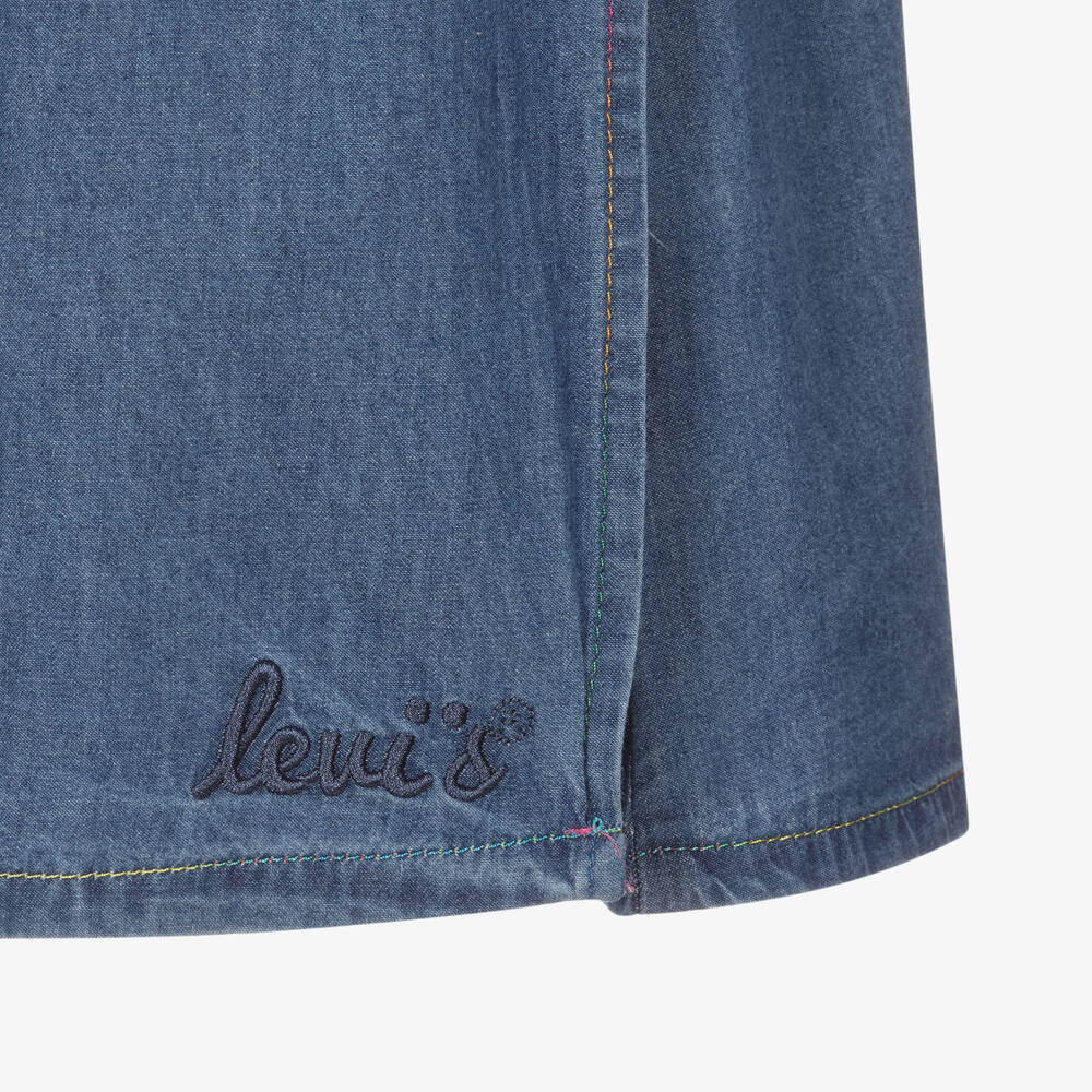 Levi's-Синее платье из шамбре для подростков | Childrensalon Outlet