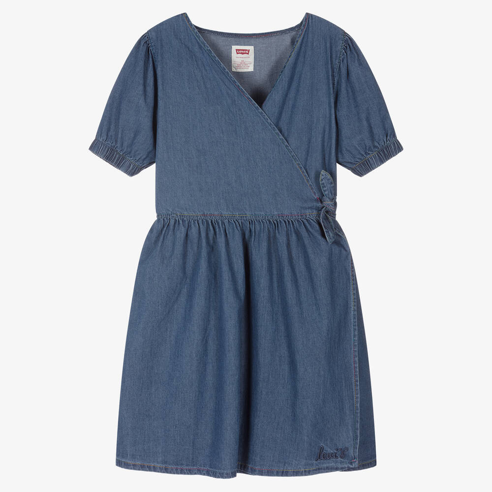 Levi's-Teen Blue Chambray Dress | Childrensalon Outlet
