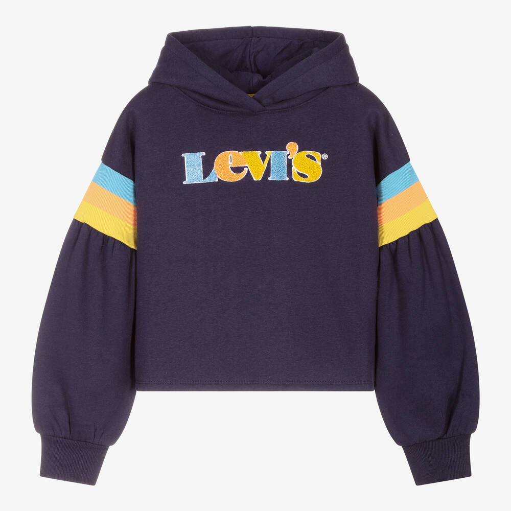 Levi's - Синяя хлопковая худи для подростков | Childrensalon