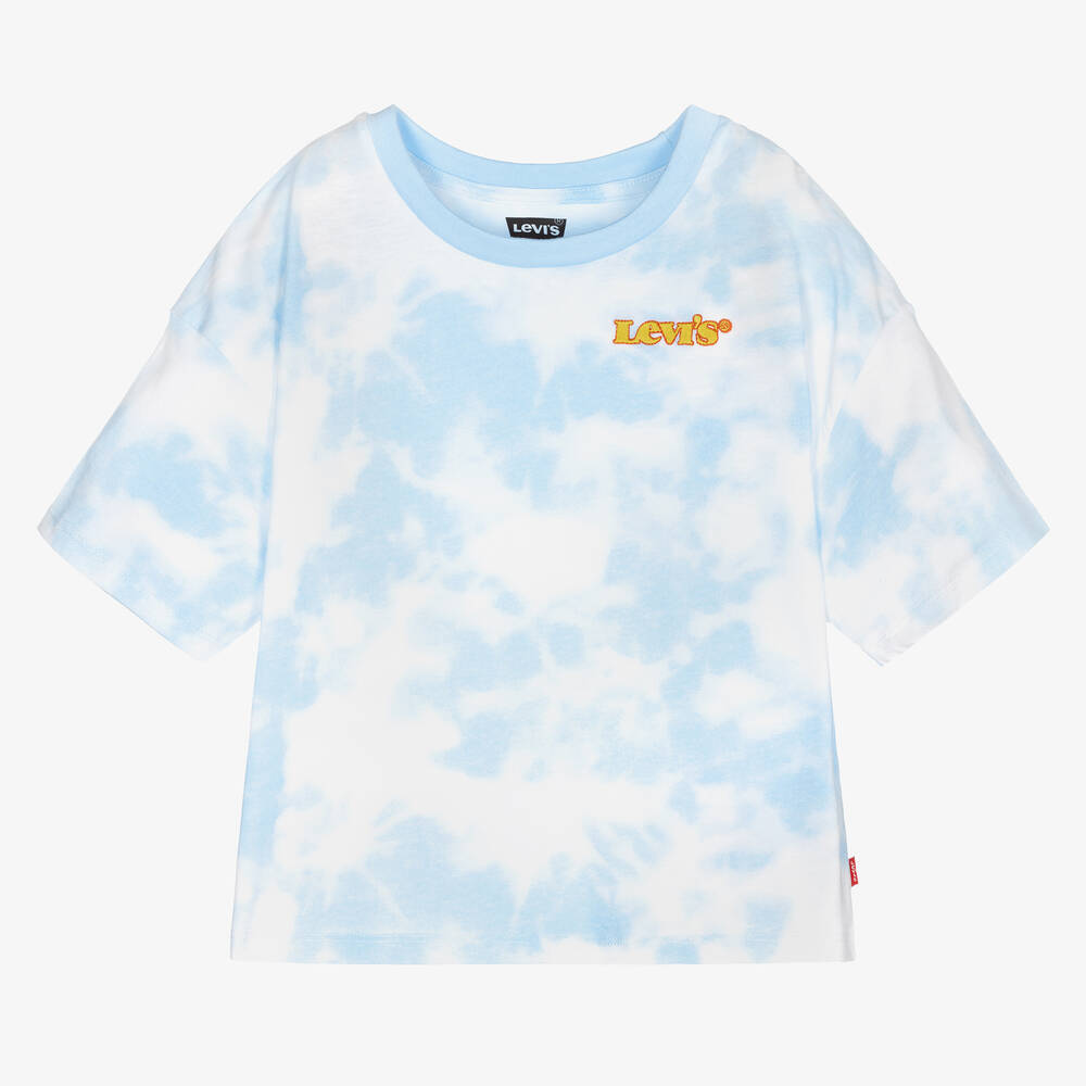 Levi's-Teen Blue Tie Dye Logo T-Shirt | Childrensalon Outlet