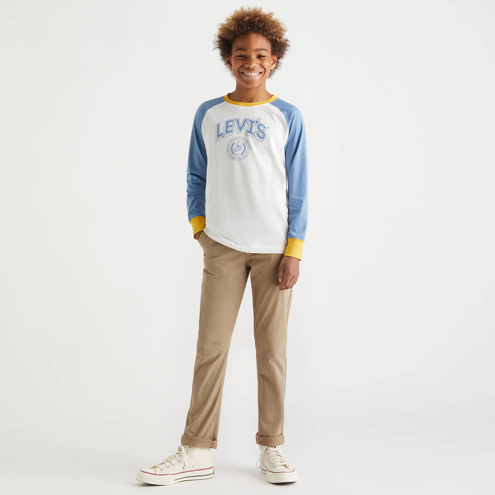 Pantalon chino ado garçon outlet