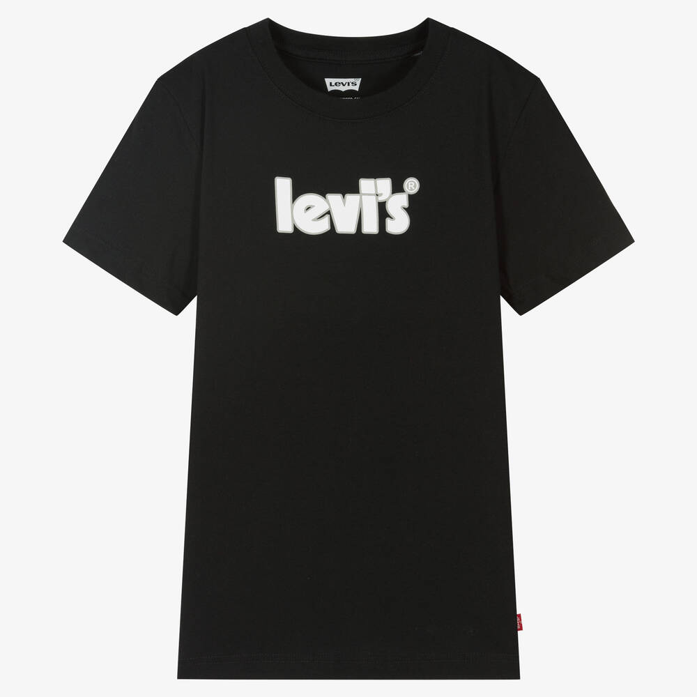 Levi's - T-shirt noir Ado garçon | Childrensalon