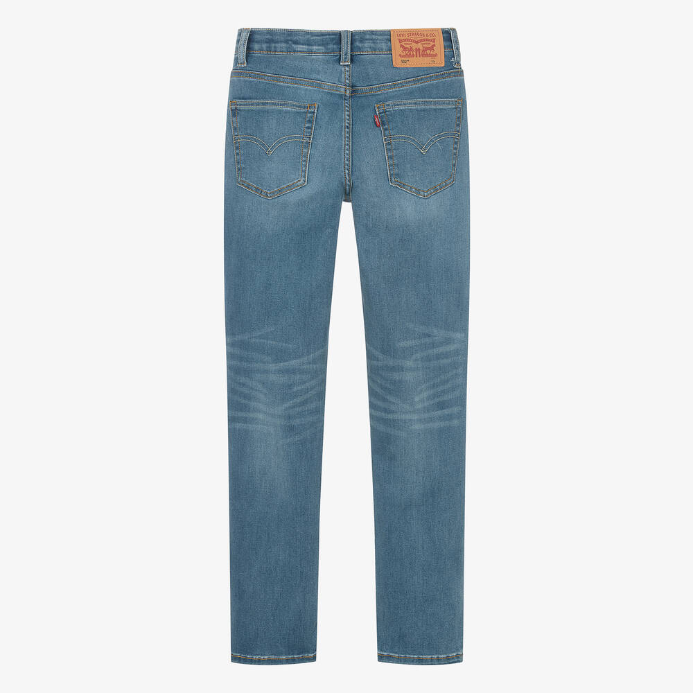 Levi s Teen Boys Blue 502 Regular Taper Jeans