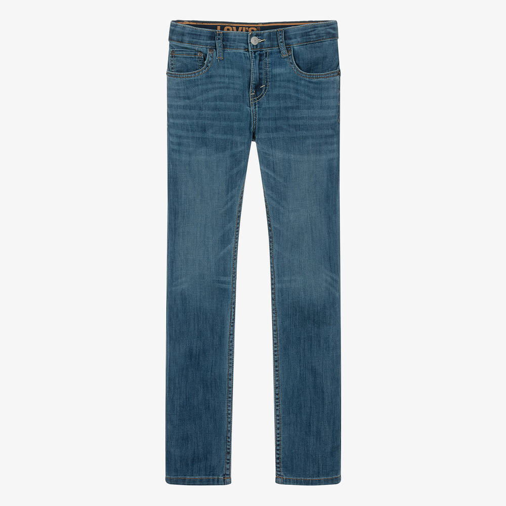 Levi's-Teen Boys Blue Denim 510 Skinny Jeans | Childrensalon Outlet
