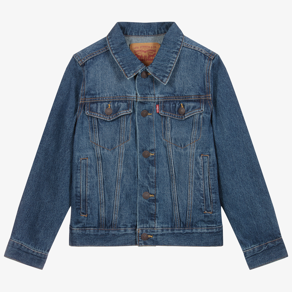 Levi's - Синяя джинсовая куртка для мальчиков-подростков | Childrensalon