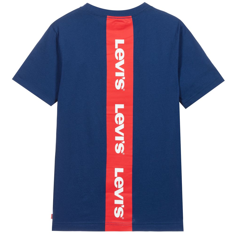 Levi's red and blue t shirt hot sale