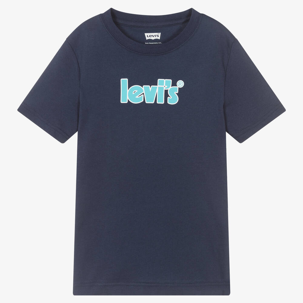 Levi's - T-shirt bleu Ado garçon | Childrensalon