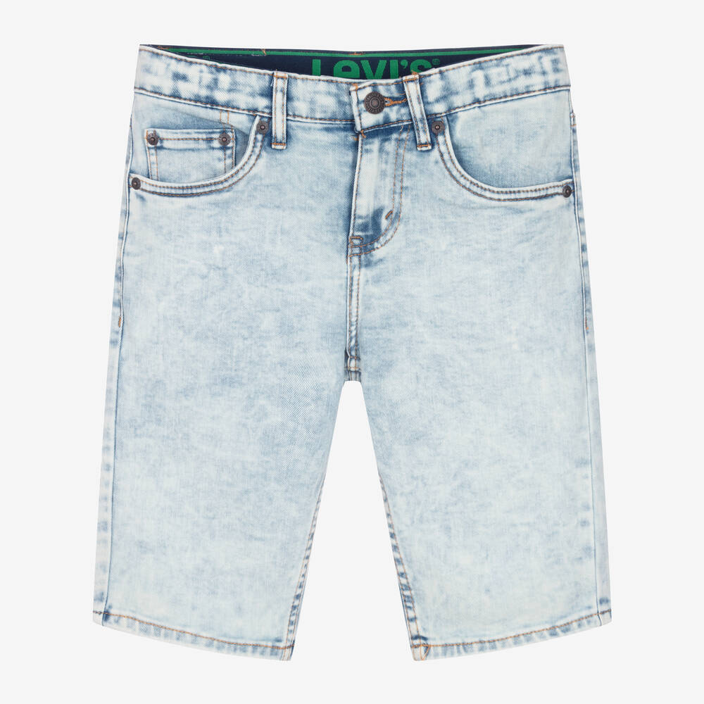 Levi's - Teen Boys Blue Slim Fit Denim Shorts | Childrensalon