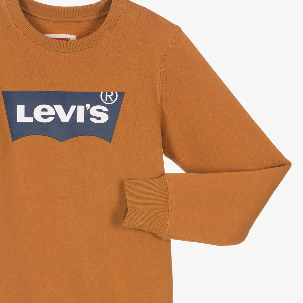 Levi s Sweat marron Ado garcon Childrensalon Outlet