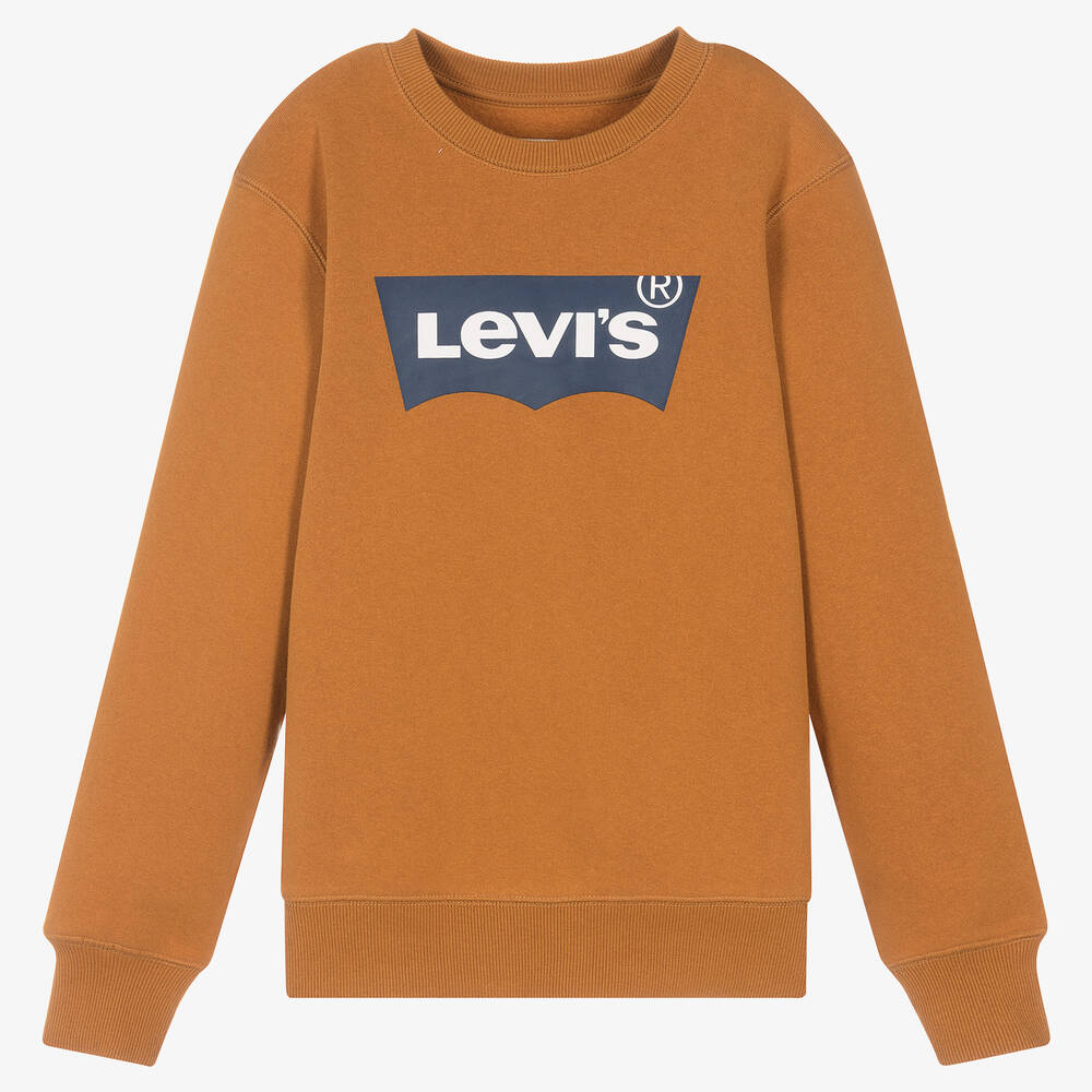 Levi s Sweat marron Ado garcon Childrensalon Outlet