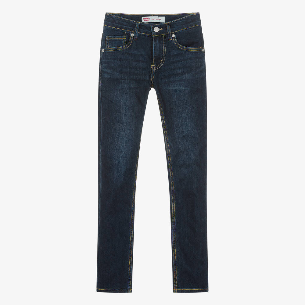 Levi's-Teen Boys Dark Blue Denim 510 Skinny Jeans | Childrensalon Outlet