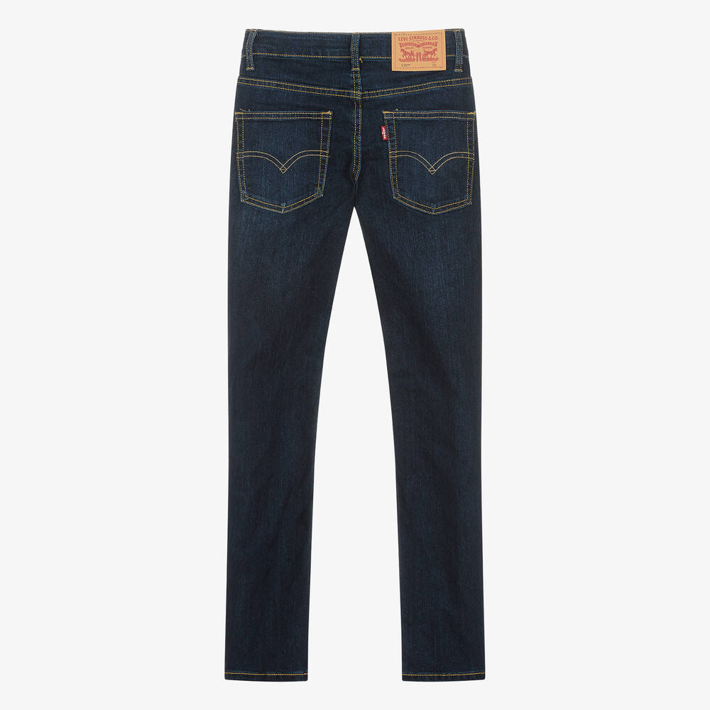 Levi s Teen Boys Dark Blue Denim 510 Skinny Jeans