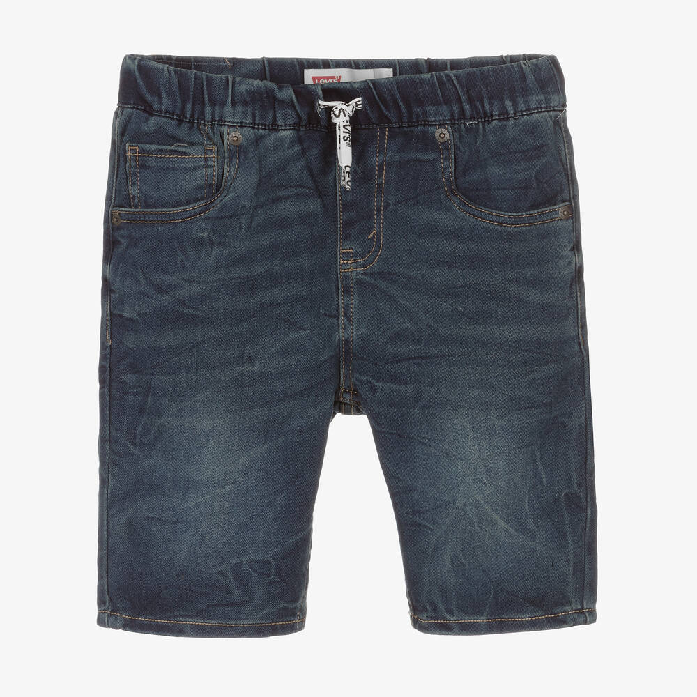 Levi's - Teen Boys Dark Blue Denim Shorts | Childrensalon