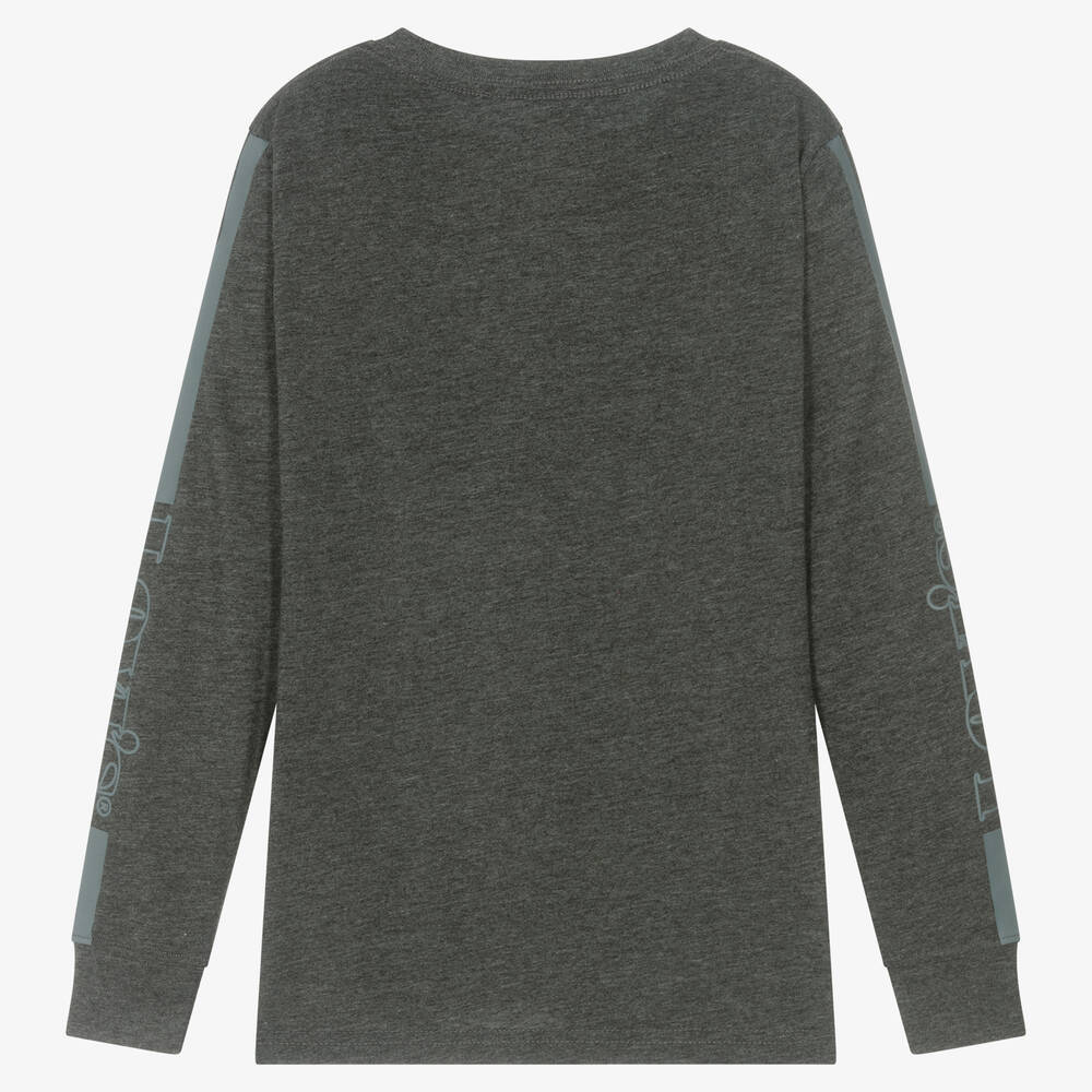 Levi's-Teen Boys Grey Logo Top | Childrensalon Outlet