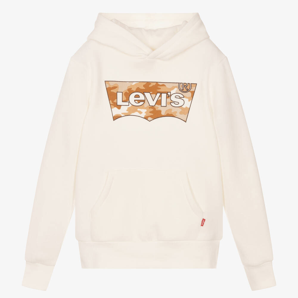 Levi's - Elfenbeinfarbener Teen Kapuzenpulli | Childrensalon