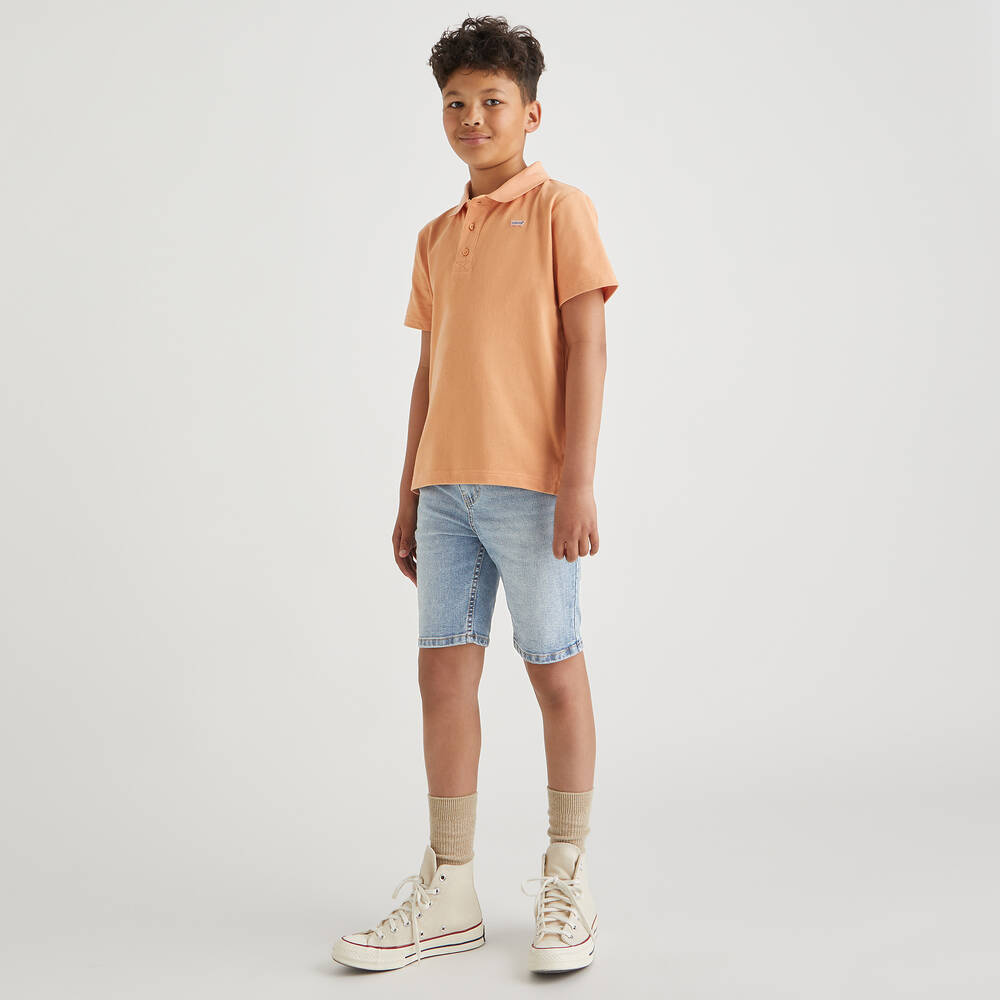 Slim fit boys shorts top
