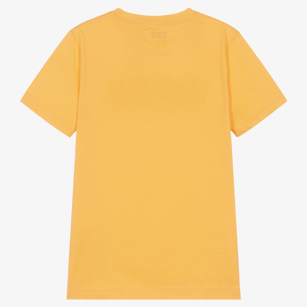 Levi's-Teen Boys Orange Cotton Logo T-Shirt | Childrensalon Outlet