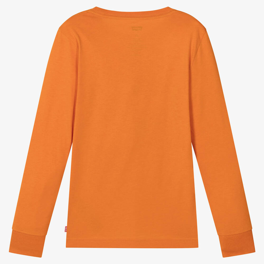 Levi's-Teen Boys Orange Cotton Top | Childrensalon Outlet