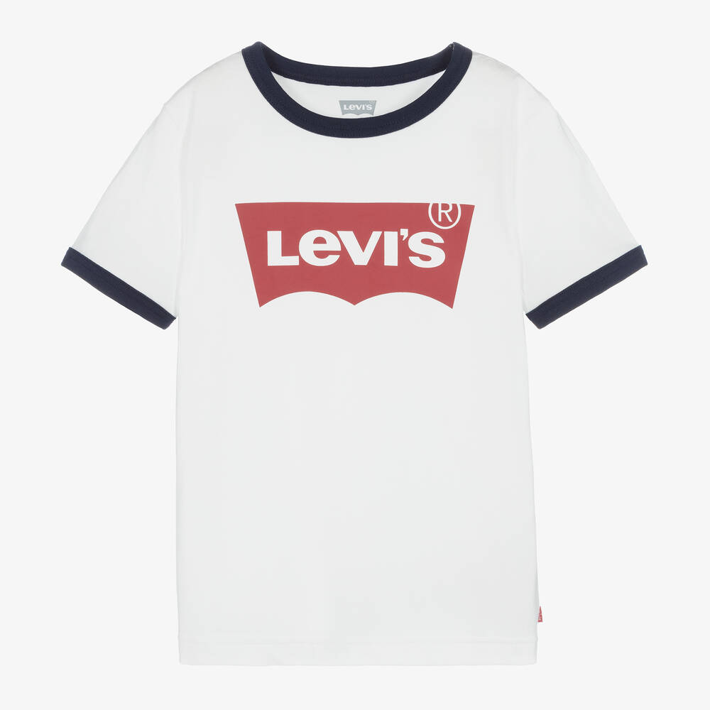 Levi's - T-shirt blanc ado garçon | Childrensalon