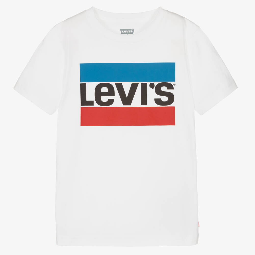 Levi's - Teen Boys White Sportswear Logo T-Shirt | Childrensalon