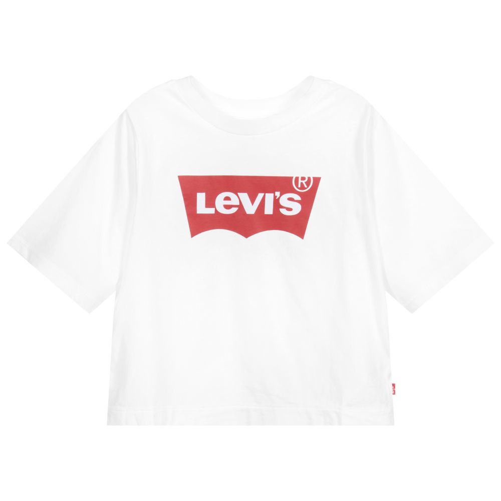 Levi's - Укороченная футболка с рукавом-реглан для подростков | Childrensalon