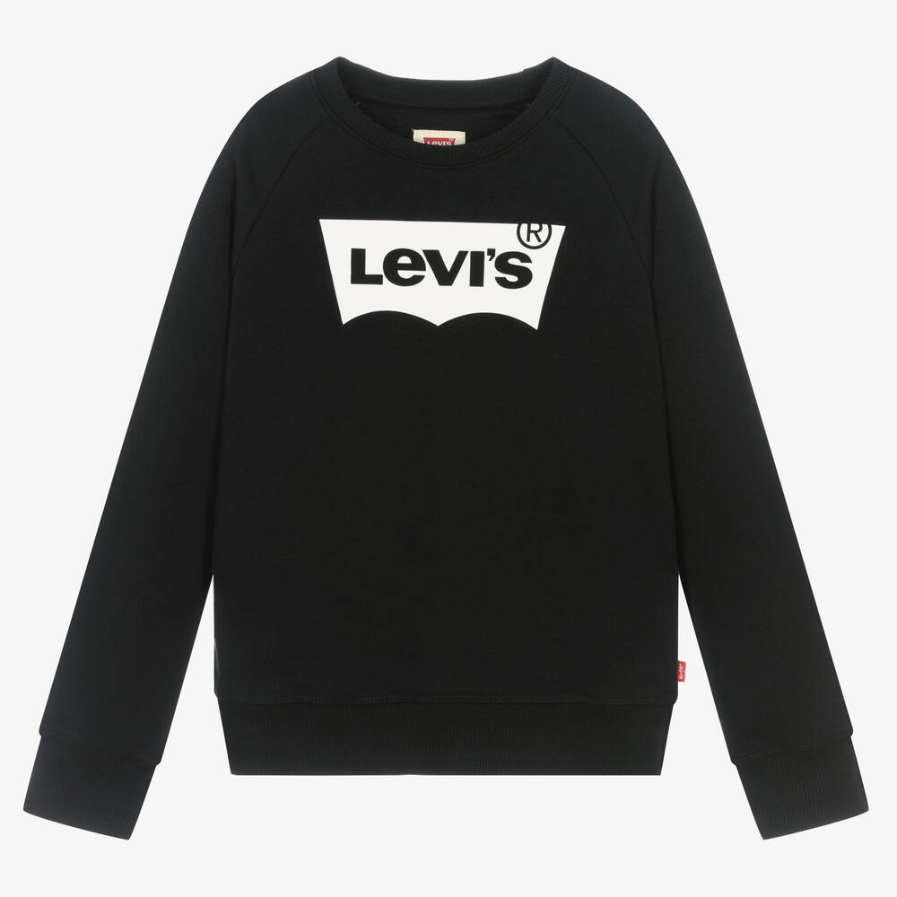 Levi's - Teen Girls Black Logo Sweatshirt | Childrensalon