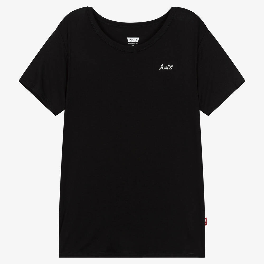 Tee shirt noir levis hotsell