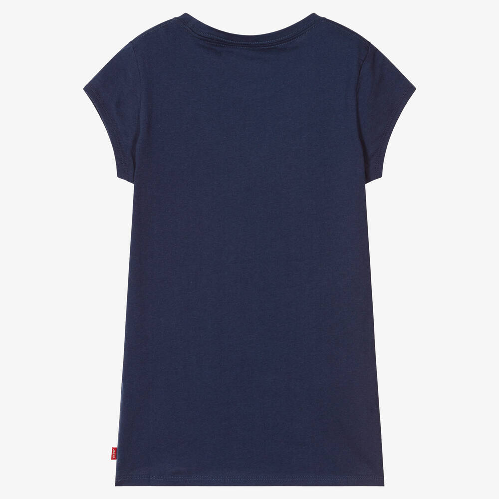 Levi's-Синяя хлопковая футболка | Childrensalon Outlet