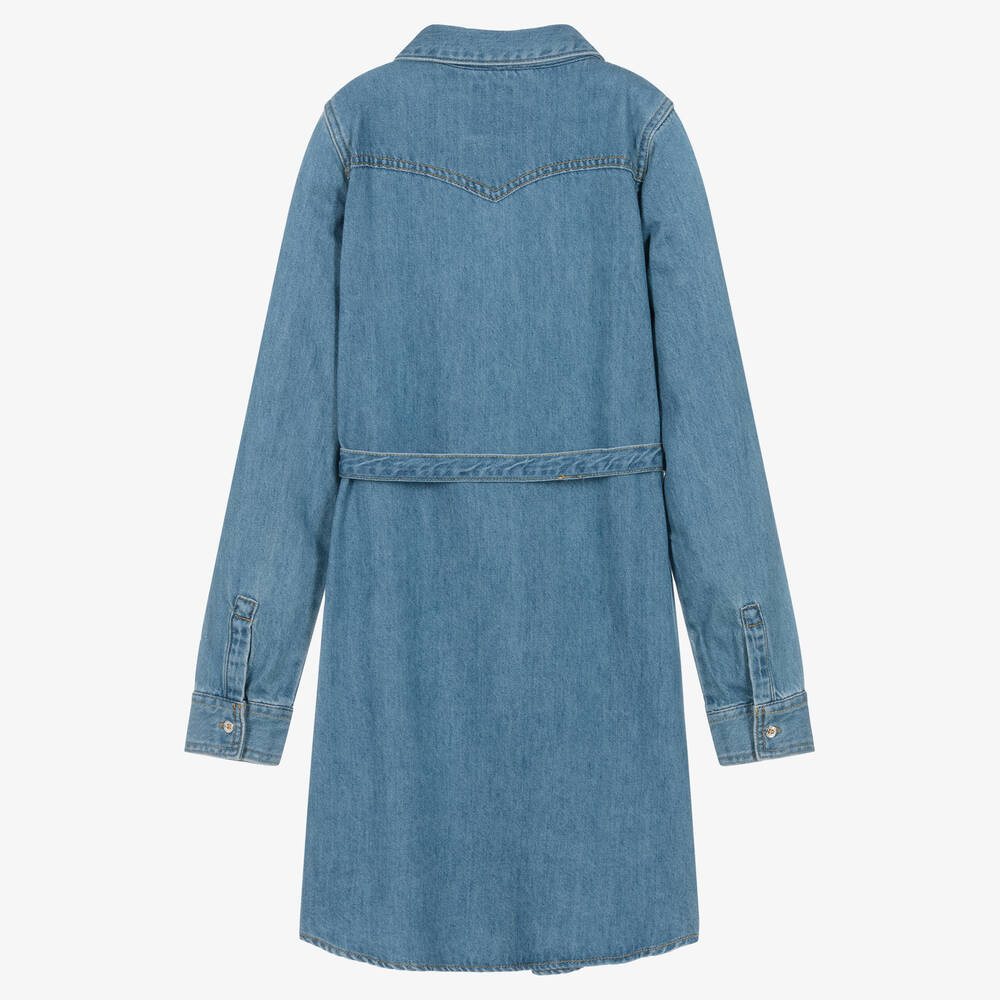 Levi's-Teen Girls Blue Denim Shirt Dress | Childrensalon Outlet
