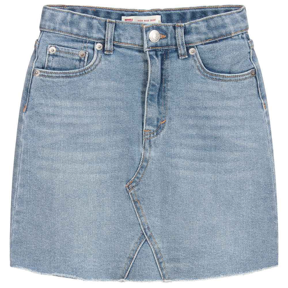 Levis blue denim skirt best sale