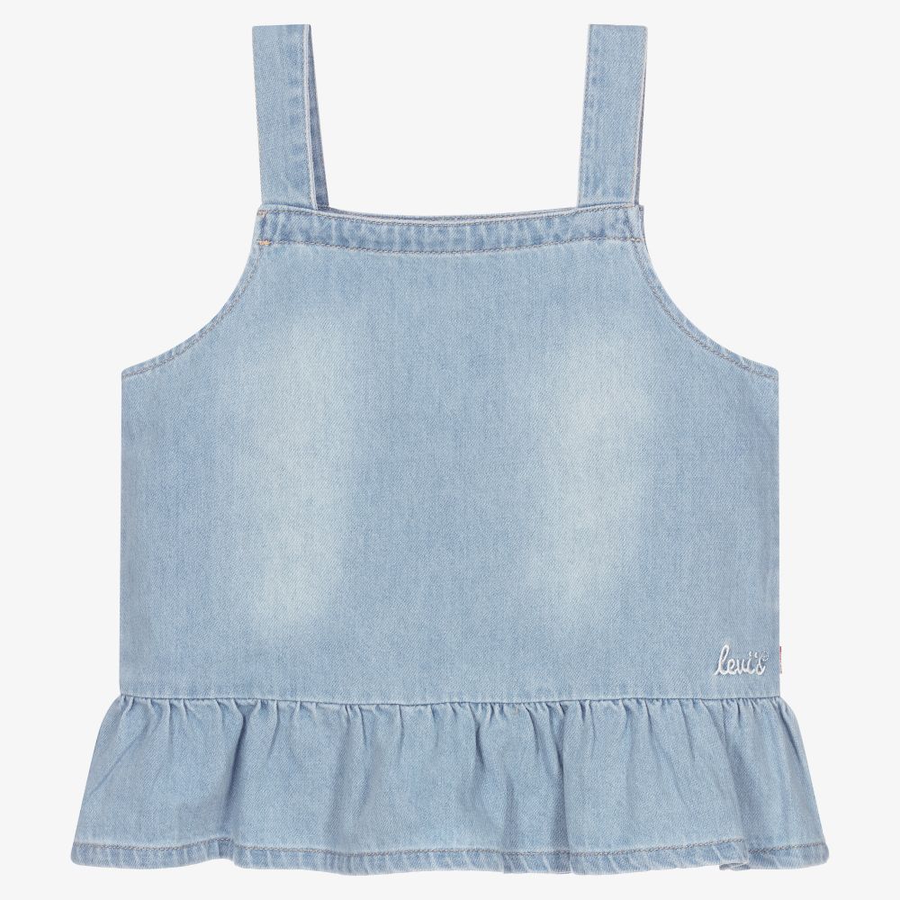 Levi's - Haut en jean bleu Ado fille | Childrensalon