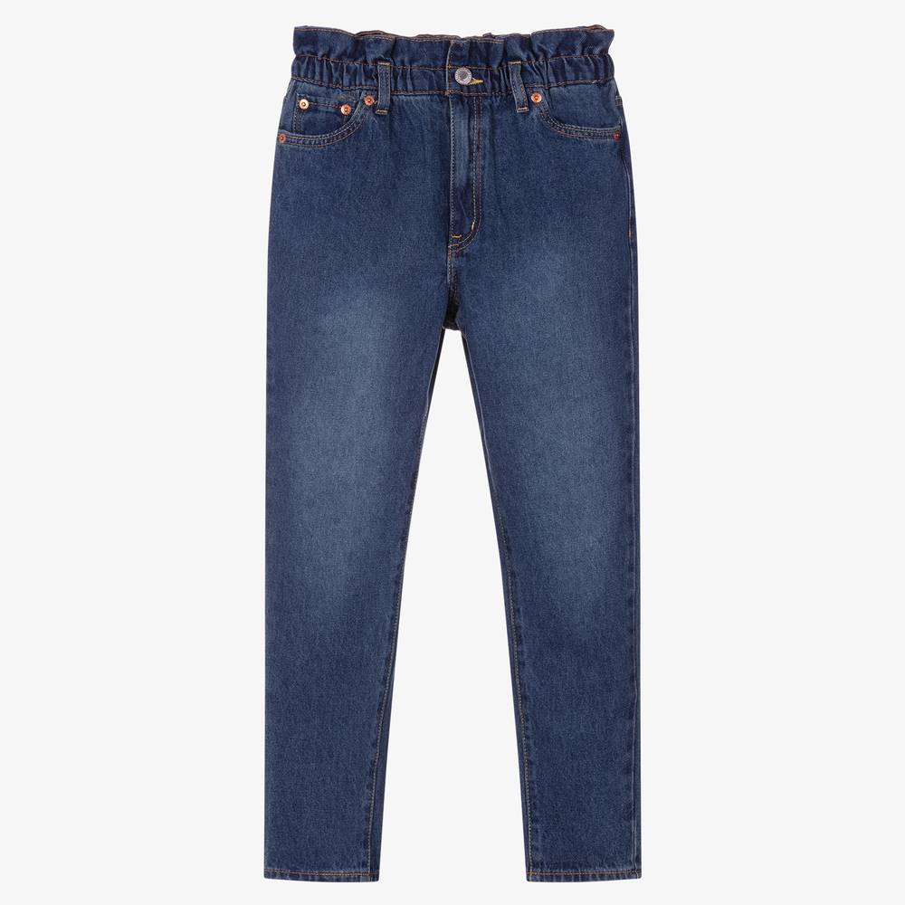 Levi's - Teen Girls Blue Paper Bag Jeans | Childrensalon