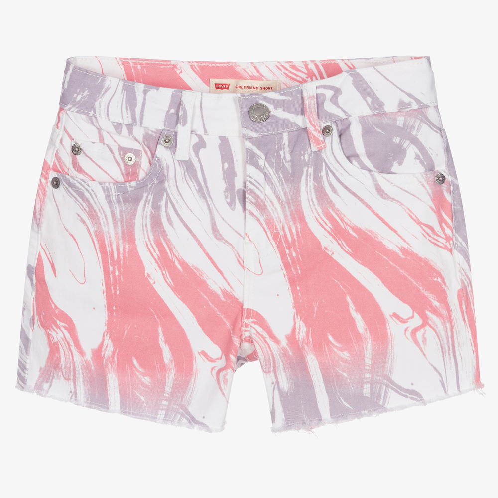 Levi's - Teen Girls Pink & Ivory Shorts | Childrensalon