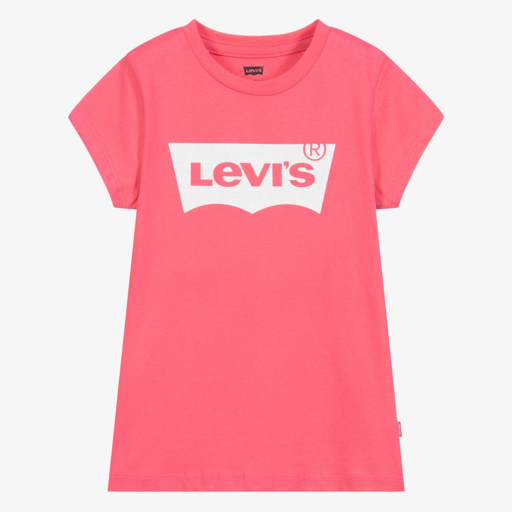 Levi's - T-shirt rose Ado fille | Childrensalon