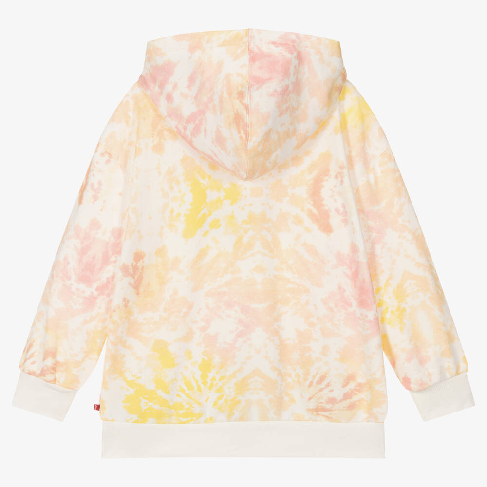 Pink tie dye zip up deals