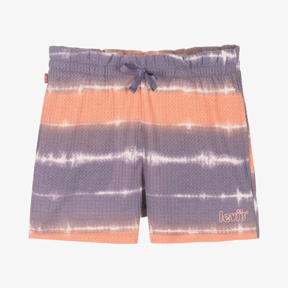 Levi's - Teen Girls Purple & Pink Tie-Dye Shorts | Childrensalon