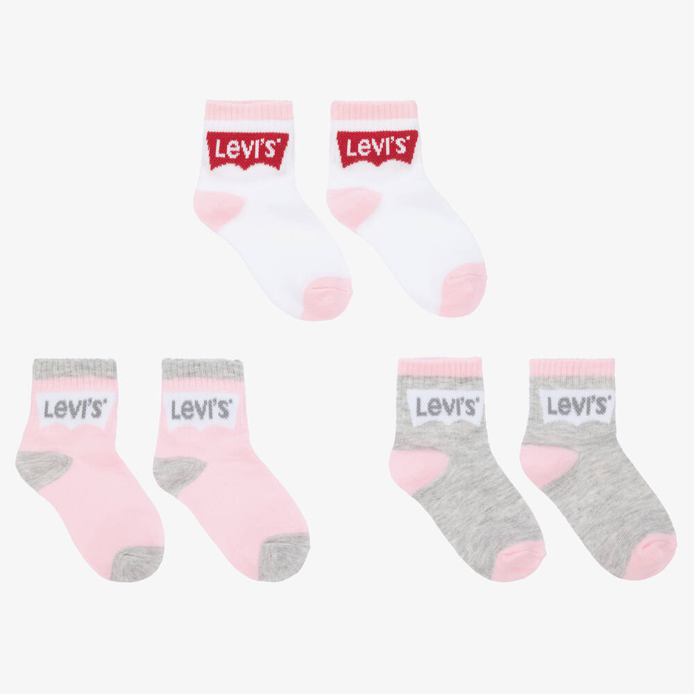 Levi's - Gerippte Teen Socken im 3er-Pack | Childrensalon