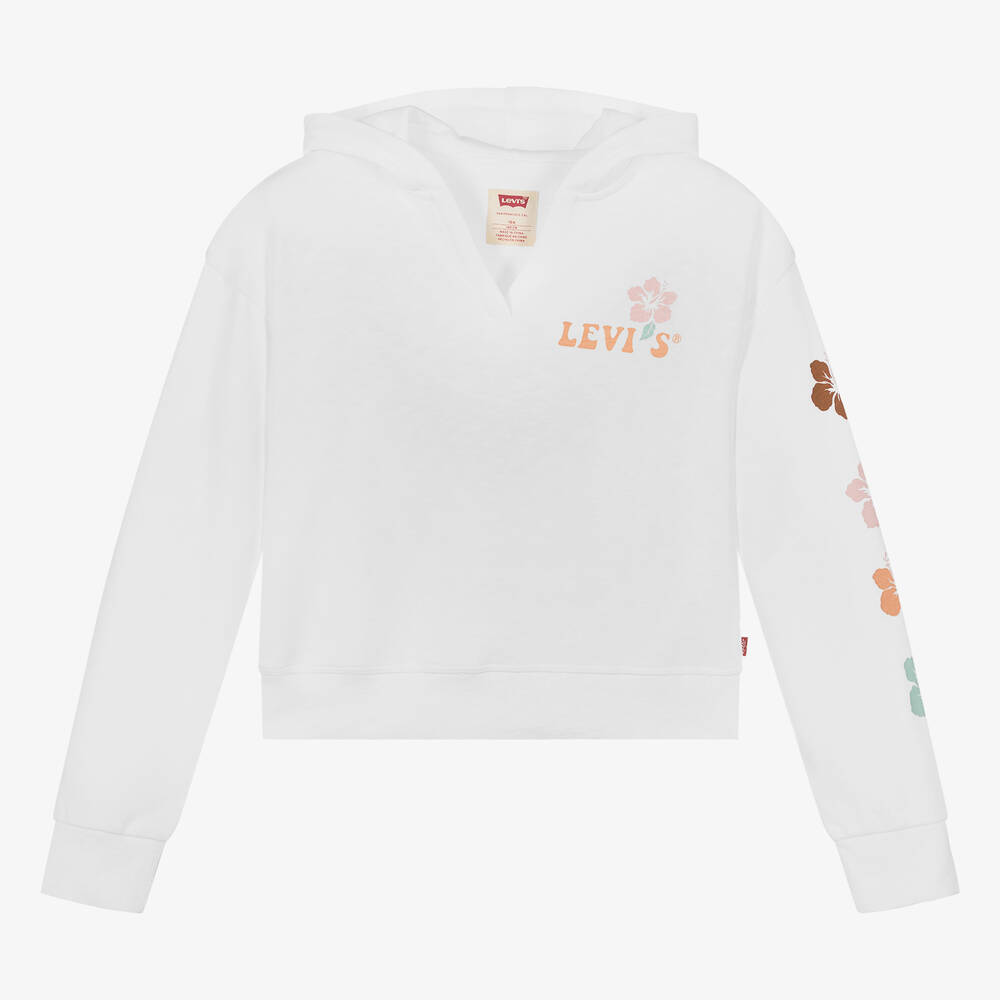 White levis hoodie women's store