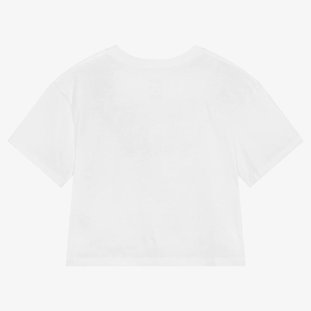 Levi's-Teen Girls White Cotton Logo T-Shirt | Childrensalon Outlet
