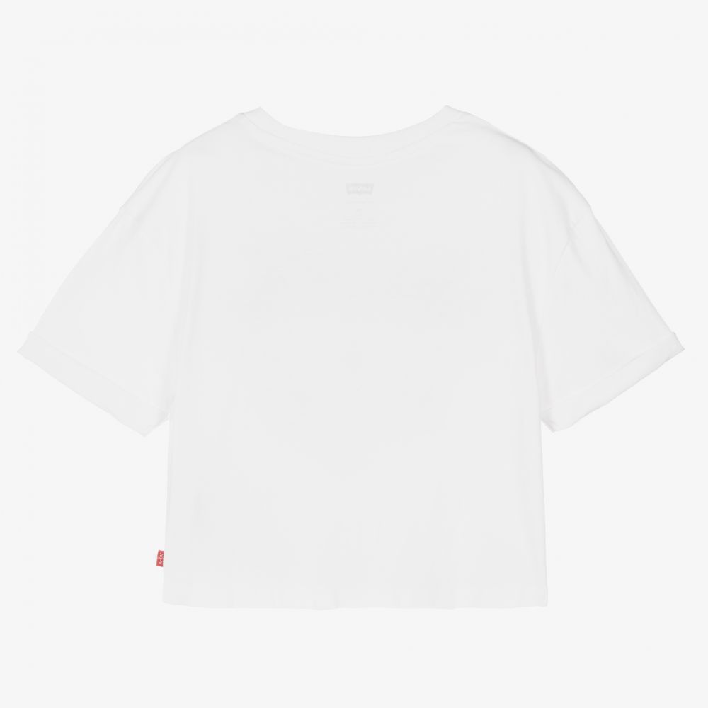 Levi s T shirt blanc Ado fille