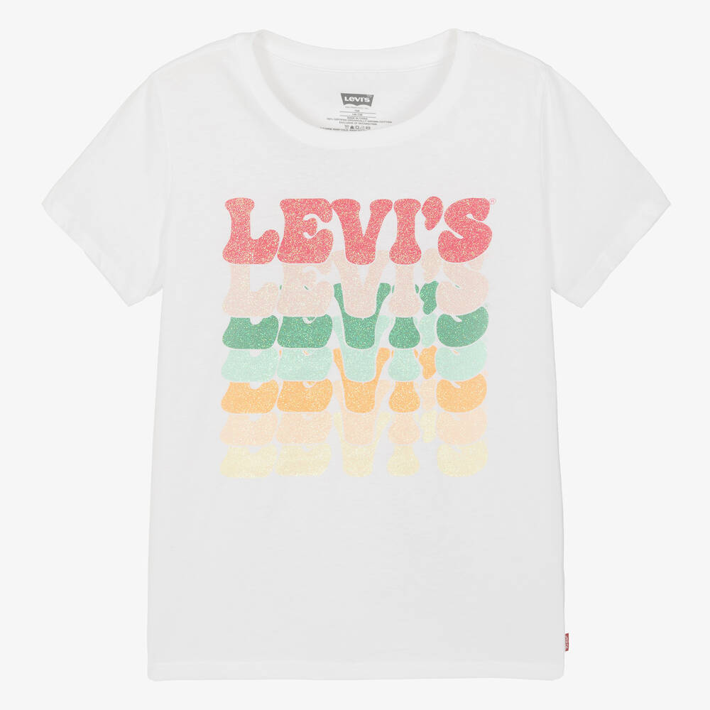 Girls levis t shirt hot sale