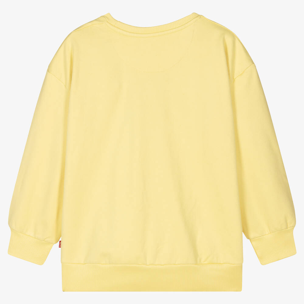 Girls yellow sweatshirt new arrivals