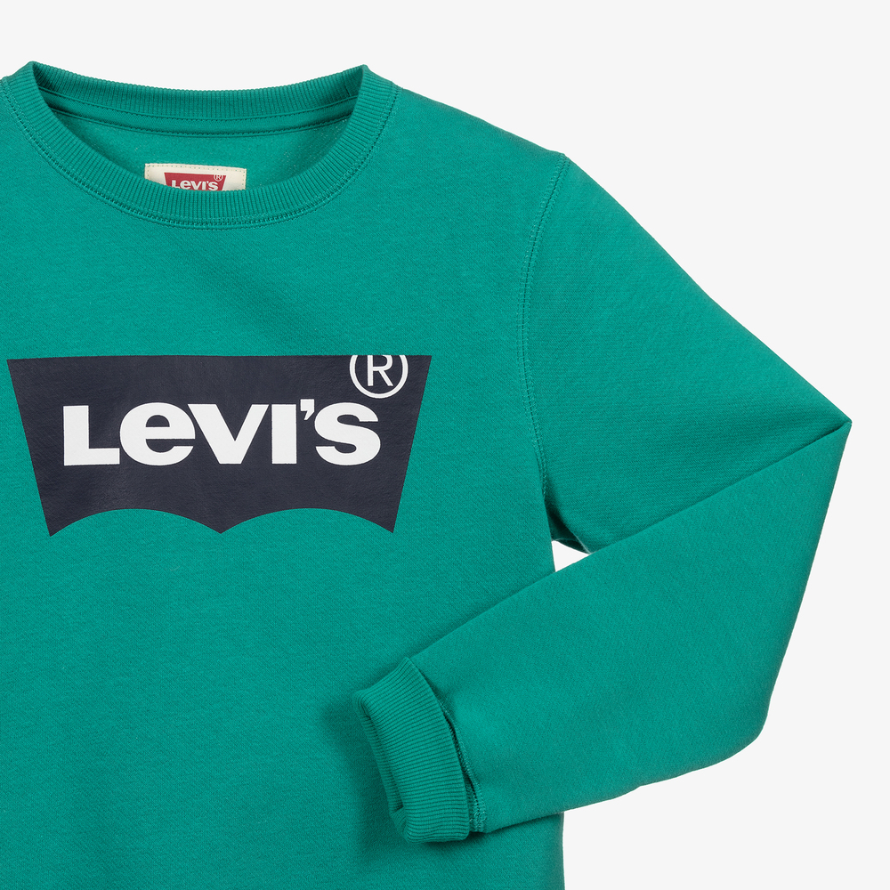 Levi s Teen Green Logo Sweatshirt