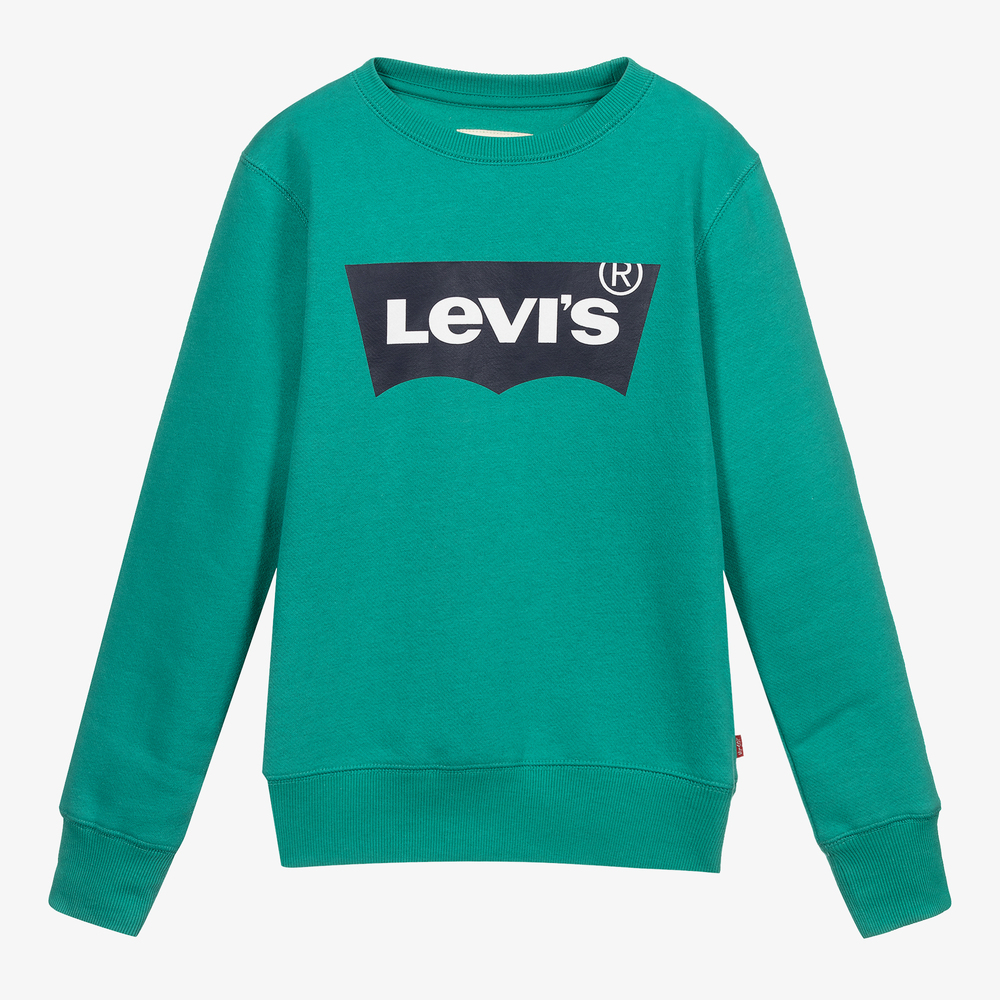 Levi's - Sweat-shirt vert Ado | Childrensalon