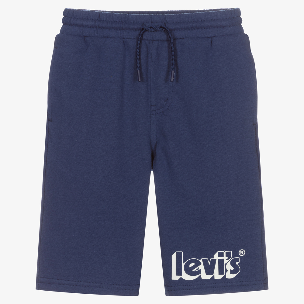 Levi's - Short bleu marine en jersey Ado | Childrensalon