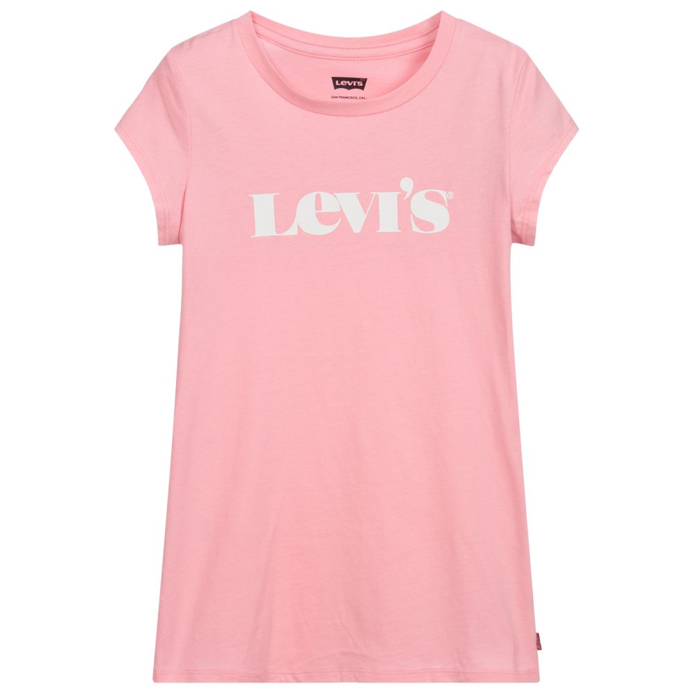 Levi's - Teen Pink Logo T-Shirt | Childrensalon Outlet