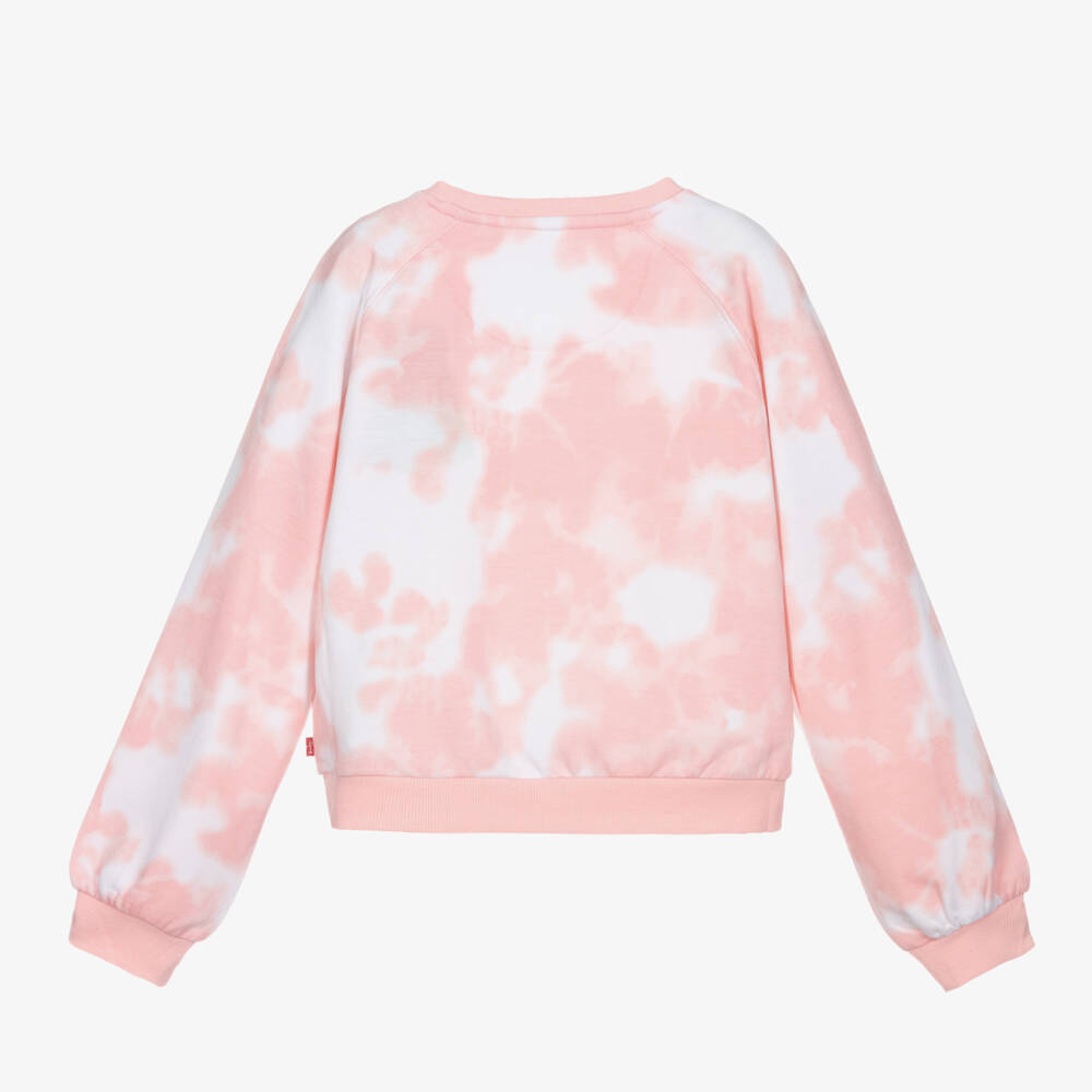 Levi's - Teen Pink Tie Dye Sweatshirt 